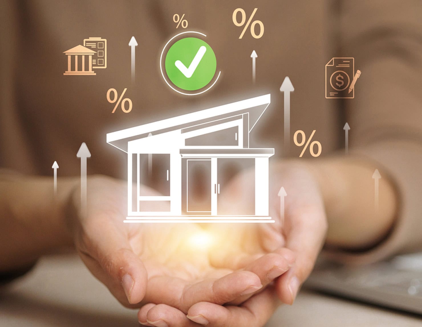 Concept image of home finances and approvals highlighting homeowner resources and payment planning