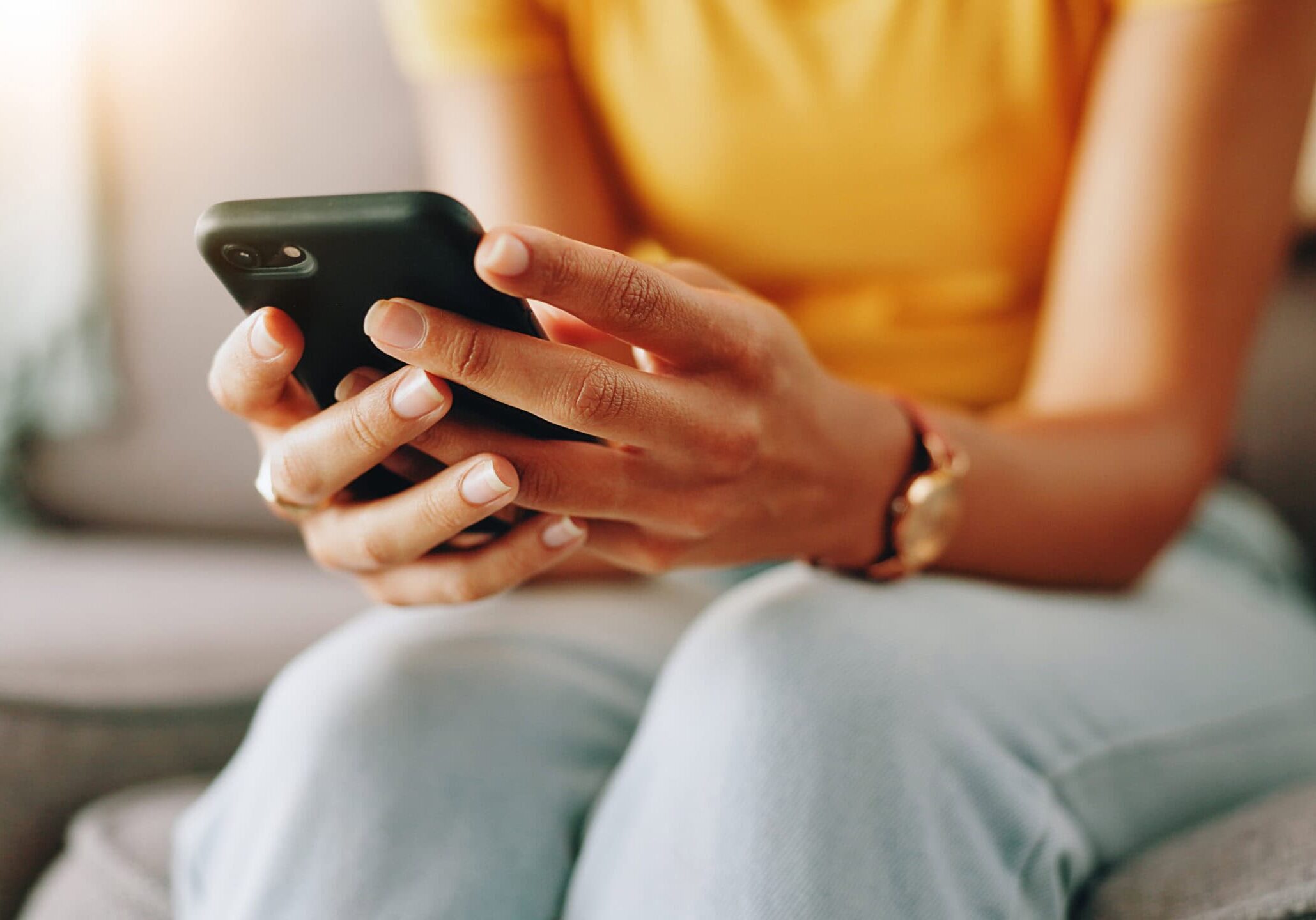Homeowner resources accessed on a smartphone for managing community account and updates